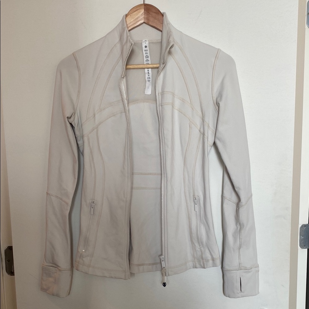 Lululemon Athletica Cream Define Jacket